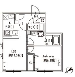 GRAN PASEO下北沢 (グランパセオ下北沢) 307 間取り図