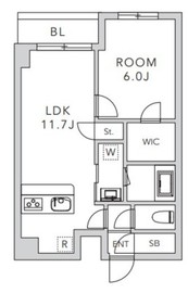 クレアーレ上目黒諏訪山 303 間取り図