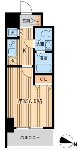 KDXレジデンス立川 812 間取り図