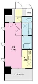 ウイングテラス京急川崎 704 間取り図