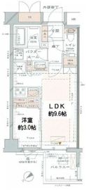 イニシアイオ目黒 2階 間取り図