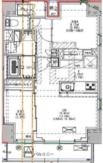ルネサンスコート町屋 902 間取り図