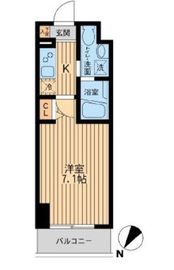 HF関内レジデンス 408 間取り図