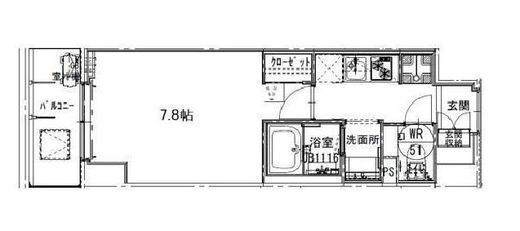 Attirant板橋本町 403 間取り図