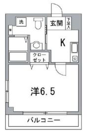 リシェス門前仲町 202 間取り図