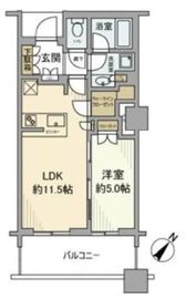 ブリリア有明スカイタワー 28階 間取り図
