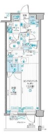 パレステージ横浜十日市場 6階 間取り図