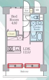 GraceⅥ 602 間取り図