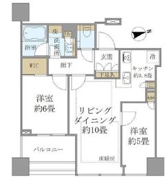 白金ザ・スカイ 17階 間取り図