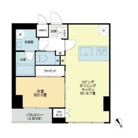ドミール南青山 2階 間取り図