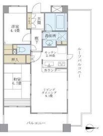 ヒルクレスト妙蓮寺 605 間取り図