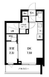 アジールコート桜上水 205 間取り図