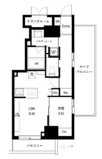 アーバンパーク高井戸 1003 間取り図