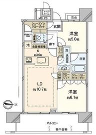 THE TOYOSU TOWER 12階 間取り図