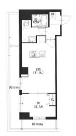 エスティメゾン高円寺 113 間取り図