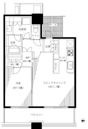 パークタワー横浜ステーションプレミア 15階 間取り図