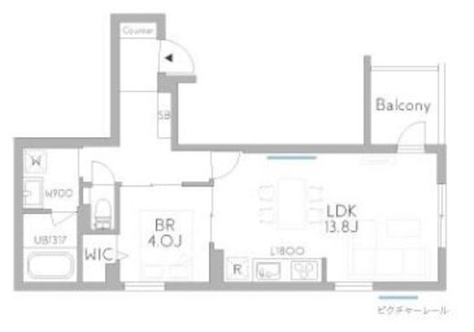 グランデュオ戸越銀座 (GranDuo Togoshiginza) 202 間取り図