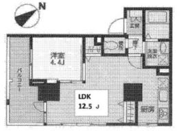 フォンテーヌ美和 401 間取り図