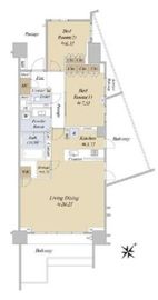 ガーデンヒルズ四ツ谷迎賓の森 2階 間取り図