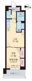 ユンパーク木場 406 間取り図