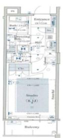 白金タワー 8階 間取り図