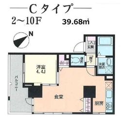 フォンテーヌ美和 1001 間取り図