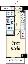カスタリア本駒込 303 間取り図
