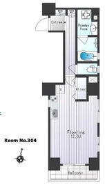 スカーラ西新宿シティプラザ 3階 間取り図