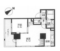 フォンテーヌ美和 403 間取り図