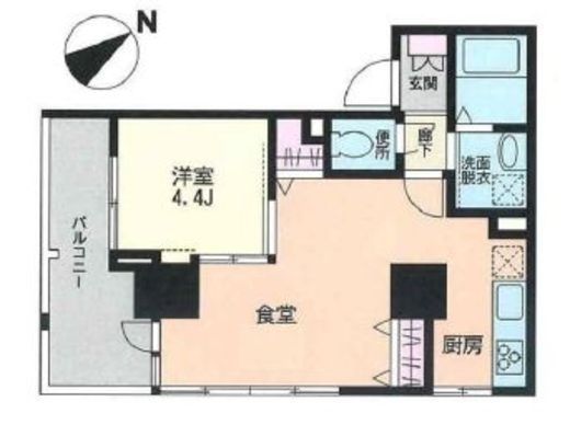 フォンテーヌ美和 503 間取り図