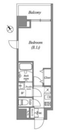 グランパセオ田端 C303 間取り図