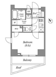 グランパセオ田端 C404 間取り図