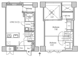 FinS tower 櫻 903 間取り図