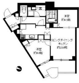 パークタワー勝どきミッド/サウス 37階 間取り図