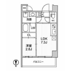 ALTERNA住吉 (オルタナ住吉) 401 間取り図