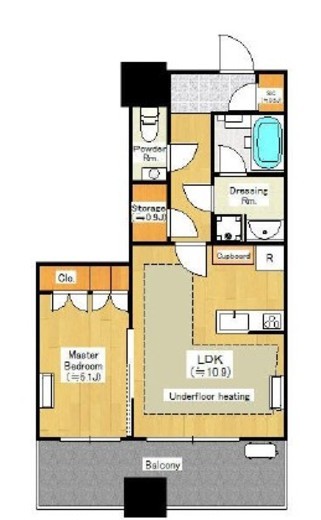 WORLD TOWER RESIDENCE 15階 間取り図