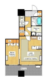 WORLD TOWER RESIDENCE 15階 間取り図
