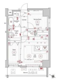 メイクスWアート横浜関内 304 間取り図