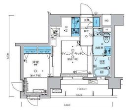リヴシティ横濱新川町弐番館 6階 間取り図