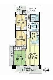 レクセルステージ東京 8階 間取り図