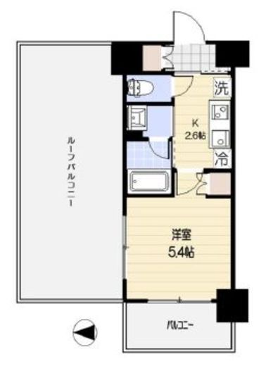 ハーモニーレジデンス武蔵小杉 4階 間取り図