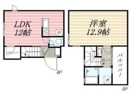 グランヒルレジデンス目黒大橋 4階 間取り図