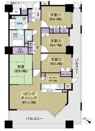 グランアルト豊洲 16階 間取り図