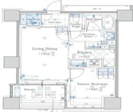 クラッシィタワー新宿御苑 5階 間取り図