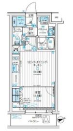 デュオステージ西荻窪Ⅱ 1階 間取り図
