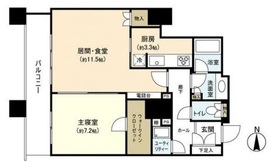 スカイライトタワー 22階 間取り図