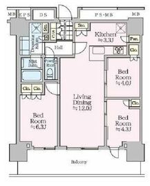 THE TOWER JUJO (ザ・タワー十条) 28階 間取り図
