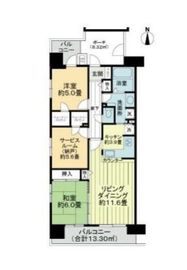 ライオンズステージ大島イーストアクエア 1階 間取り図