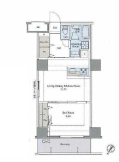 LUXENA HEIWADAI (ラグゼナ平和台) 408 間取り図