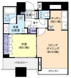 ステーションプラザタワー 26階 間取り図